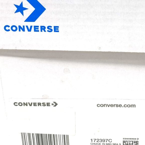 💖MEGA SALE💖Converse Men 172397C CHUCK 70 MID SEA Spray Fossil Green  Sneakers - Picture 2 of 11